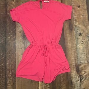 Zenana Outfitters Pink Romper